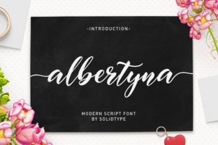 Albertyna Font: A Modern Script for Digital Design