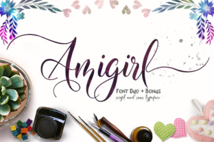 Amigirl Font: A Stylish Script for Editorial Design