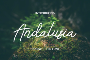 Andalusia Font Review: A Stylish Handwritten Typeface for Modern Campaigns