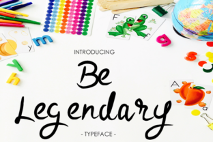 Be Legendary: A Cursive Typeface That Elevates Brand Identity
