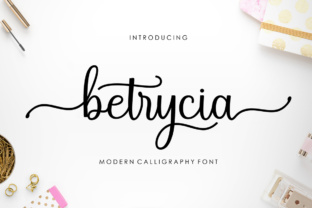 Betrycia Font: A Modern Script for Memorable Branding