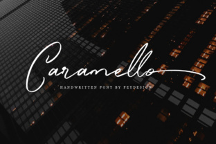 Caramello: A Handwritten Font That Feels Like a Signature
