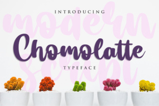 Chomolatte: The Modern Script Font That Elevates Campaign Visuals