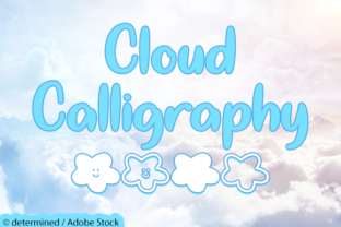 Cloud Calligraphy Typeface: Elevate Your Brand with a Premium Script Font