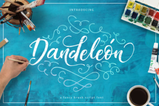 Dandeleón Font: A Beautiful Script Typeface for Branding Projects