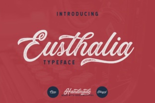 Eusthalia: A Script Font with Vintage Soul for Creative Makers