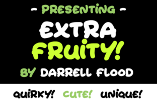 Extra Fruity Font: A Playful Typeface for Memorable Branding