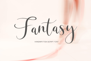 Fantasy Font: A Feminine Script for Editorial Design