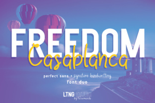 Freedom Casablanca: A Script Font That Elevates Editorial Design