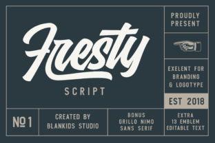 Fresty Font – A Modern Script for Memorable Branding