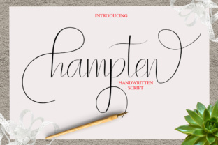 Hampten Font: Elegance in Every Curve