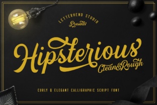 Hipsterious: A Creative Typeface for Marketers on the Move