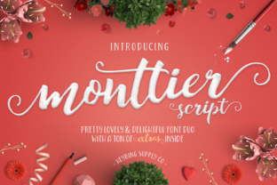 Monttier: A Script Font with Personality for Creative Projects
