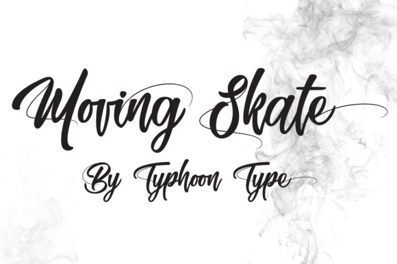 Moving Skate: A Script Font with a Playful Edge