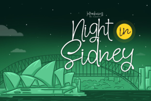 Night in Sidney: A Fun Script Typeface for Elegant Branding