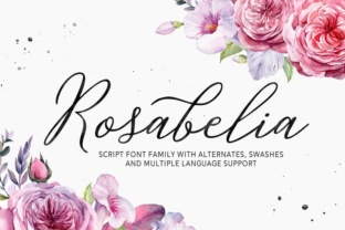 Rosabelia: A Beautiful Script Font for Digital Design