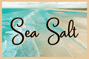 Sea Salt Font: A Fresh Script for a Memorable Brand