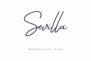 Sevilla: A Handwritten Font for Modern Editorial Design