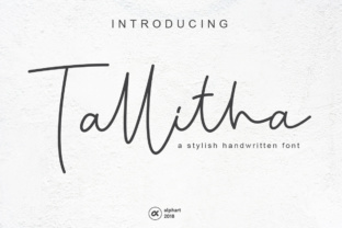 Tallitha: The Handwritten Typeface for Authentic Craft Branding