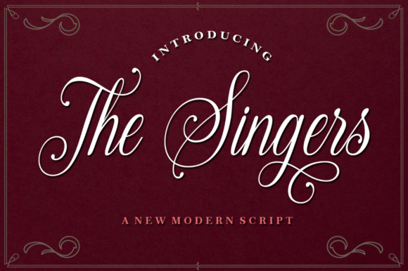 The Singers: A Modern Script Font for Polished Web Design